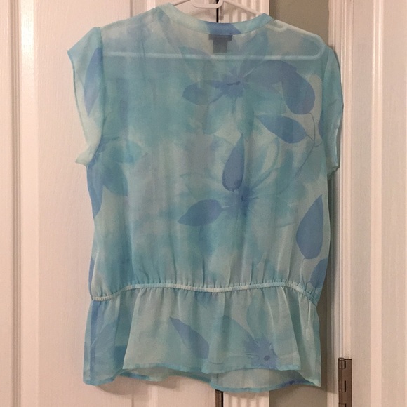 Ann Taylor sheer blouse NWOT - Picture 3 of 3